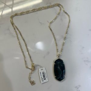 Kendra Scott. Faceted Reid long necklace.